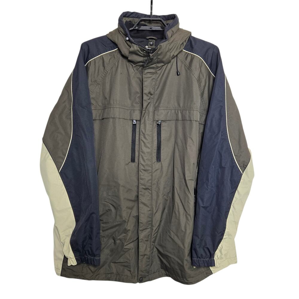 Mens Gander Mountain Guide Series Jacket Size 3XLT Brown Polyurethane Nylon